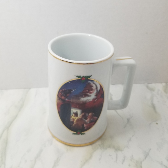 Vintage Santa poem Mug. Santa Coca-Cola - Picture 1 of 4